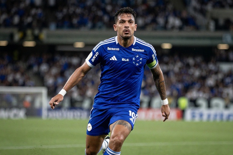 Cruzeiro ganha reforço no ataque para jogo com Corinthians; suspenso, Romero viaja com o time