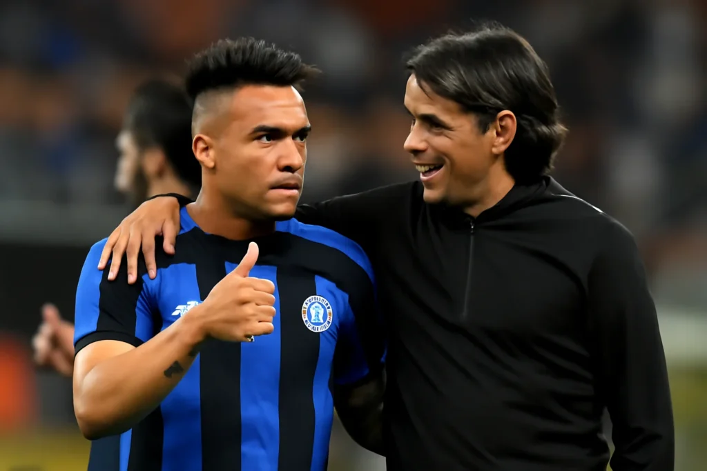 Lautaro Martínez nega desentendimentos com técnico da Inter e destaca clima positivo no time