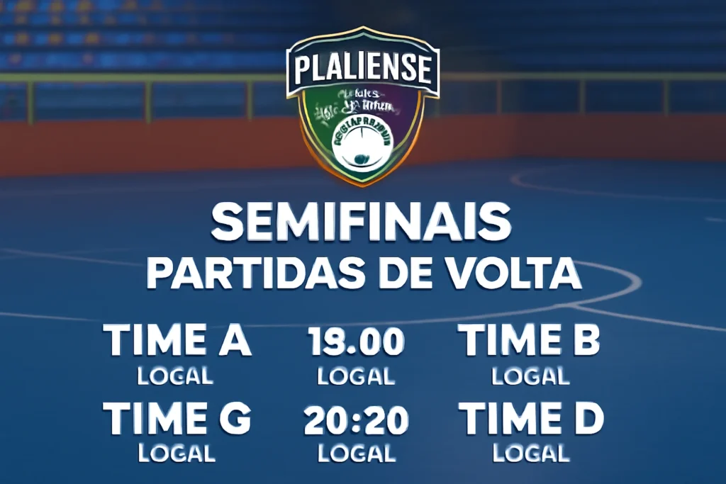 Semifinais do Campeonato Piauiense de Futsal 2025: Horários, locais e tudo que você precisa saber para assistir às partidas de volta Newsai 3760