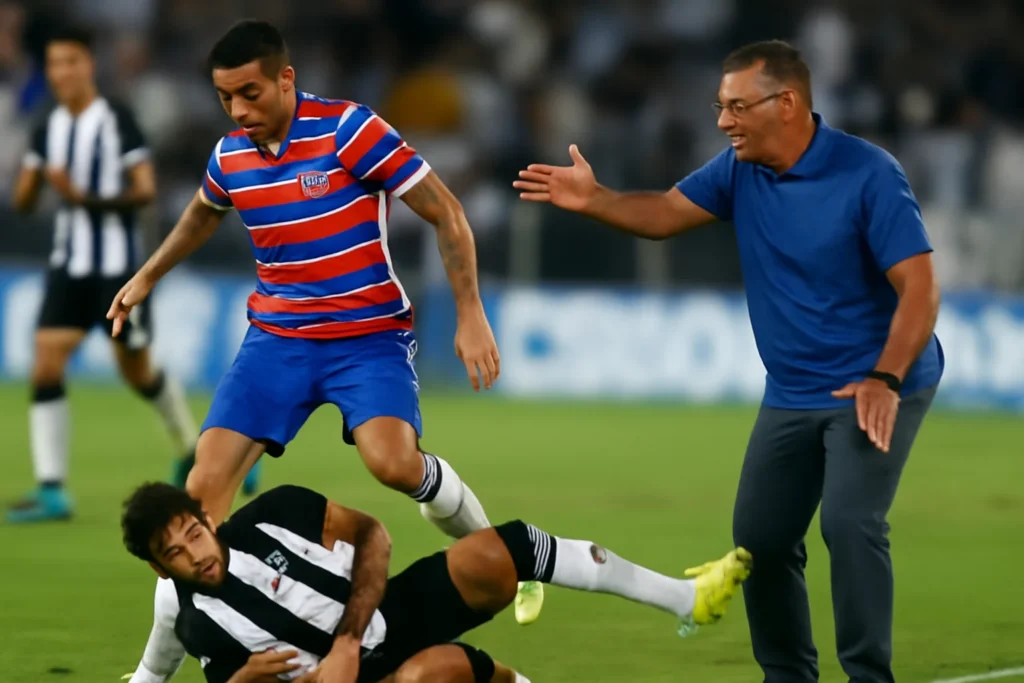 PC de Oliveira afirma que Mancuso deveria ter sido expulso por pisão em Marçal durante Botafogo x Fortaleza Newsai 4659