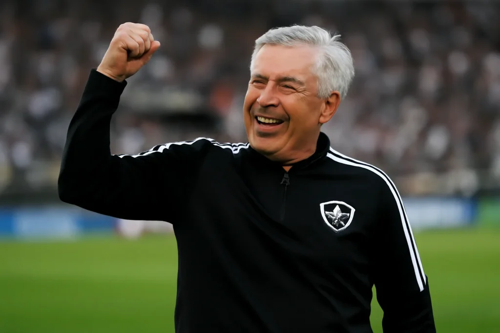 Ancelotti garante permanência no Botafogo até 2026 e comemora invencibilidade na temporada Newsai 4766