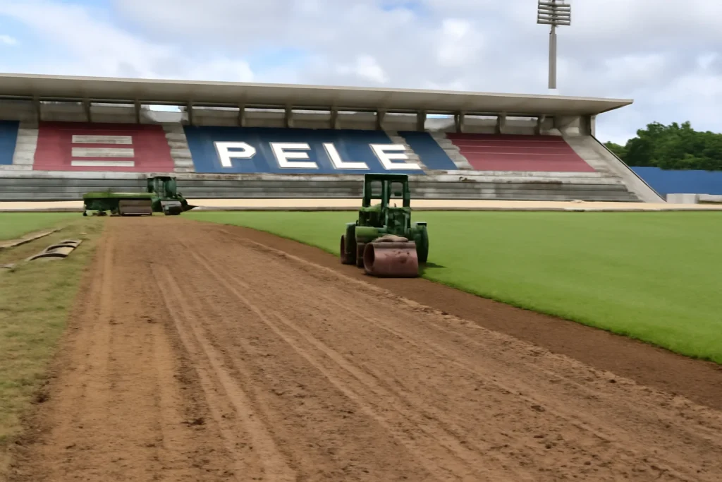 Reforma no gramado do Estádio Rei Pelé promete recuperar campo para estreia do Campeonato Alagoano em janeiro Newsai 5838
