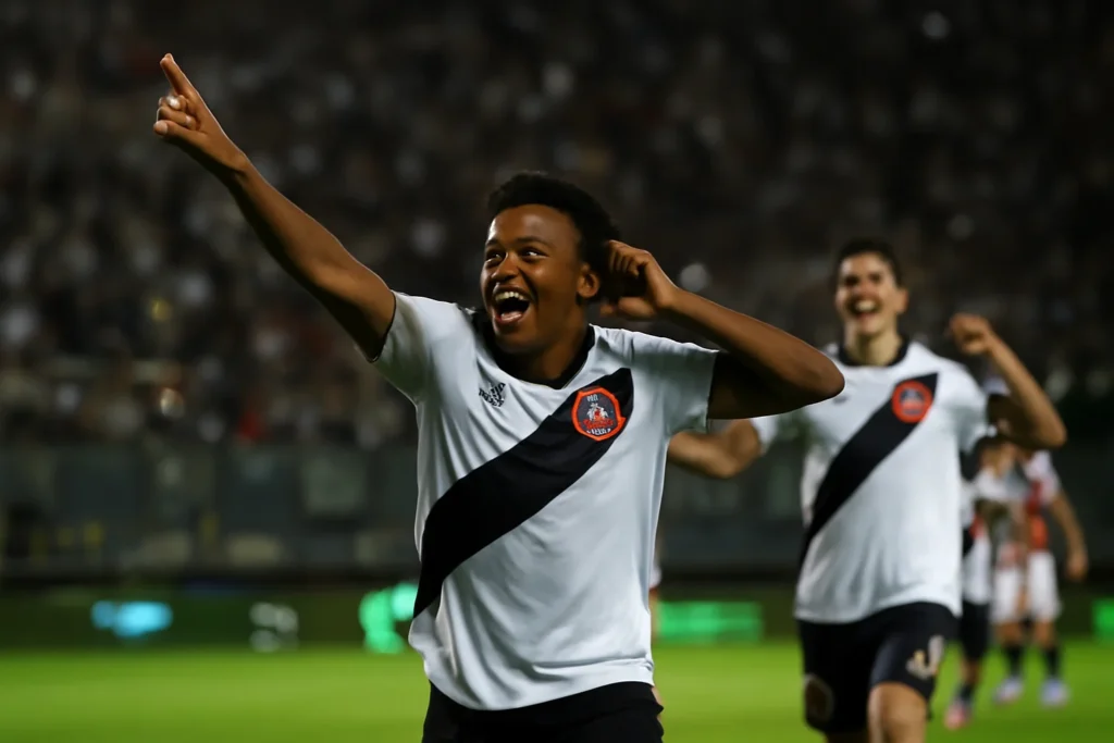 Comemoração inspirada no Tottenham viraliza entre vascaínos após gol de Rayan contra o Fluminense na Copa do Brasil Newsai 6046