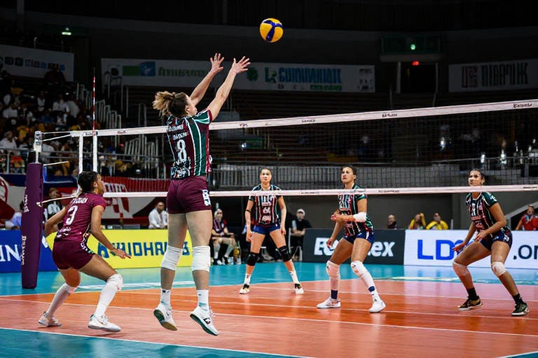 Maringá Conquista Vitória Histórica Sobre o Fluminense na Superliga Feminina de Vôlei com 3 a 0