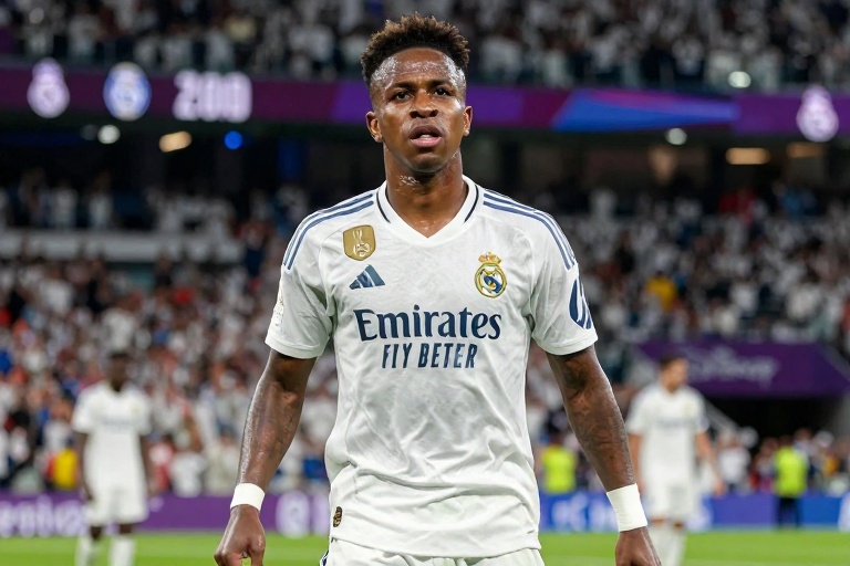 Vinicius Jr. Irritado com ‘Talismã’ do Real Madrid: Entenda a Fúria Após Hat-Trick Perfeito e Onde Ver Supercopa e Gigantes do Futebol no Disney+