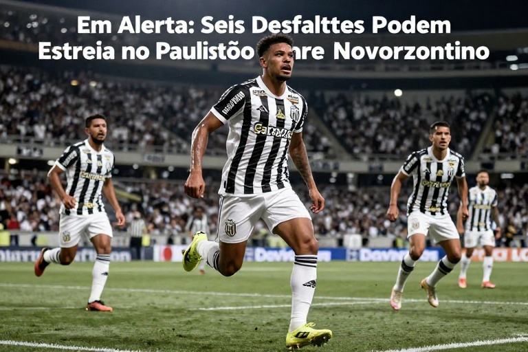 Santos em Alerta: Seis Desfalques Podem Marcar Estreia no Paulistão Contra Novorizontino