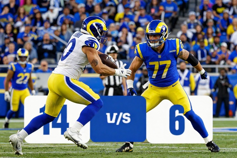 Rams Dominam Panthers em Charlotte: Puka Nacua e Matthew Stafford Brilham e Conduzem Los Angeles à Vantagem de 14 a 6 no Segundo Quarto da NFL