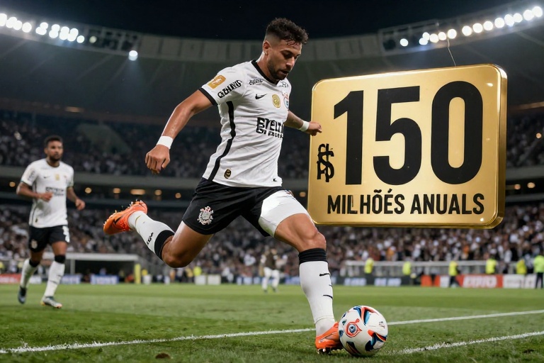 Corinthians Garante R$ 150 Milhões Anuais em Novo Contrato Máster e Abre Portas para Mais Verbas