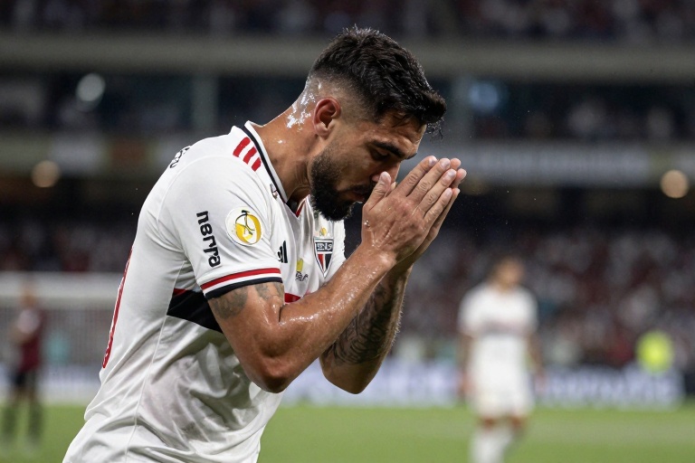 Calleri assume culpa por chance perdida e pede desculpas ao torcedor do São Paulo após derrota para a Portuguesa