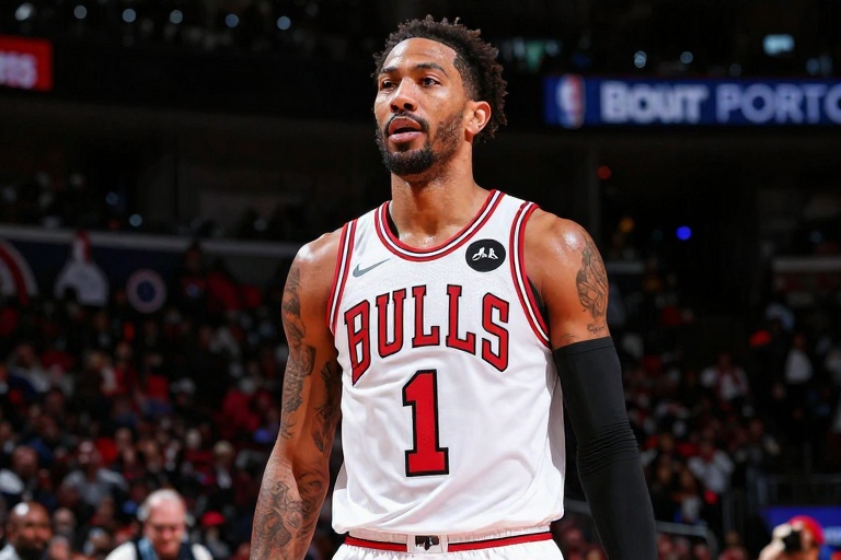 Chicago Bulls Aposentam Camisa 1 de Derrick Rose em Cerimônia Emocionante: O Reconhecimento ao MVP Mais Jovem da NBA e um dos Maiores ‘E Se’ da História