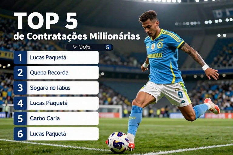 Lucas Paquetá Quebra Recorde e Se Torna o Jogador Mais Caro da História do Futebol Brasileiro; Veja o Top 5 de Contratações Milionárias