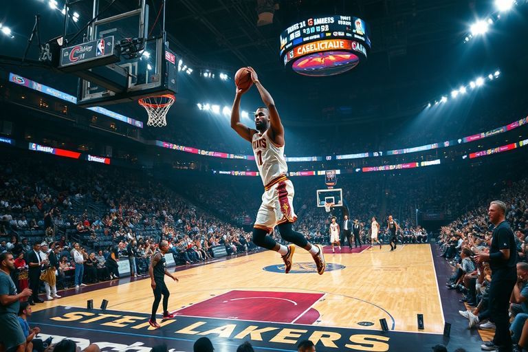 Em Noite Emocional, Cleveland Cavaliers Atropela Los Angeles Lakers no Possível Último Jogo de LeBron James na Cidade Natal