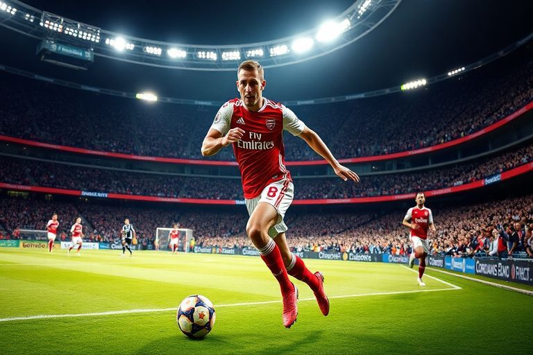 Arsenal lidera ranking de premiações na Liga dos Campeões 2025/26 com mais de R$ 372 milhões faturados até agora