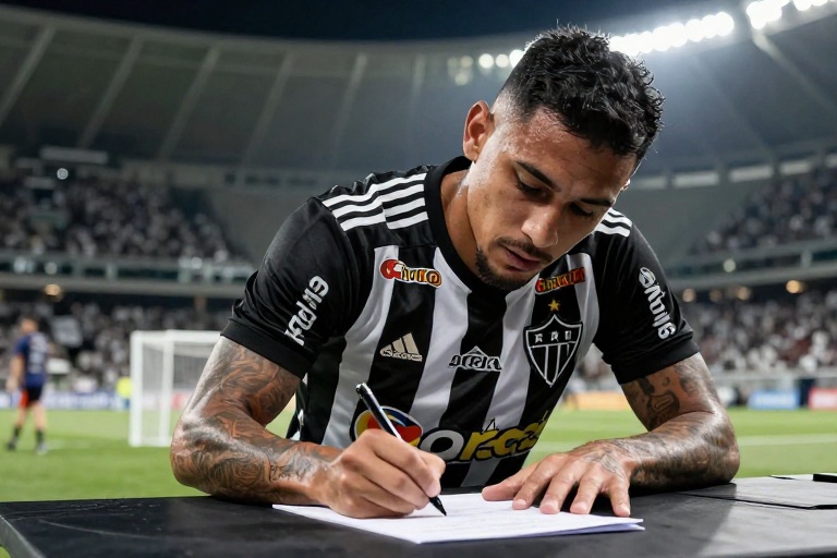 Atacante Biel é liberado pelo Atlético-MG e assina com clube da Arábia Saudita por empréstimo