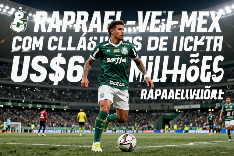 Palmeiras e Raphael Veiga: Ídolo alviverde encaminha empréstimo ao América-MEX com cláusula de compra de US$ 6 milhões