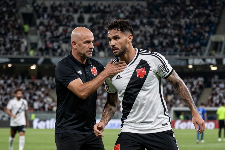 Lucas Piton acumula falhas no início da temporada do Vasco e diretoria busca reforço para a lateral