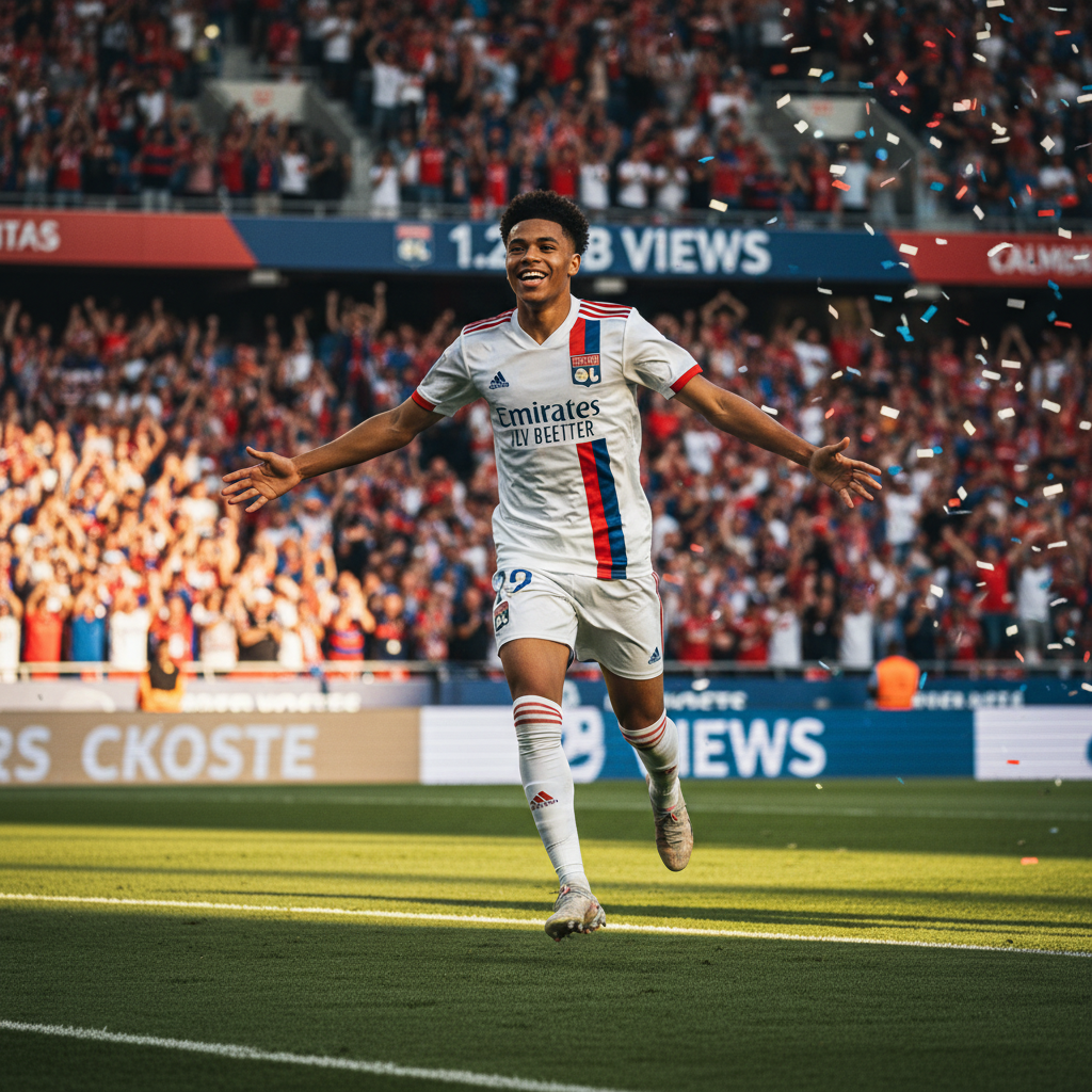 Endrick no Lyon: Anúncio Bate Recorde Absurdo no Instagram e Supera Dribles de Ronaldinho