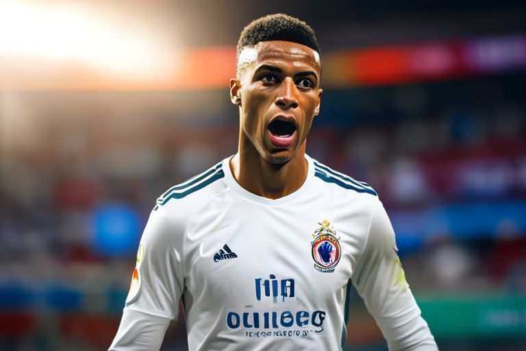 Mbappé sofre entorse no joelho e vira desfalque de peso para o Real Madrid no início de 2026