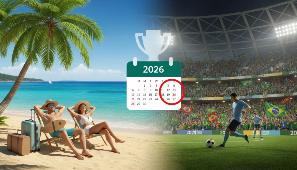 Férias Curtas e Brasileirão Antecipado: Descubra Quando Seu Time Estreia no Intenso Calendário do Futebol Brasileiro de 2026 Imagem representando férias curtas e o Brasileirão antecipado no calendário futebolístico de 2026