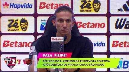 Filipe Luís busca reerguer o Flamengo após derrota e exalta Paquetá: ‘Contratação espetacular’