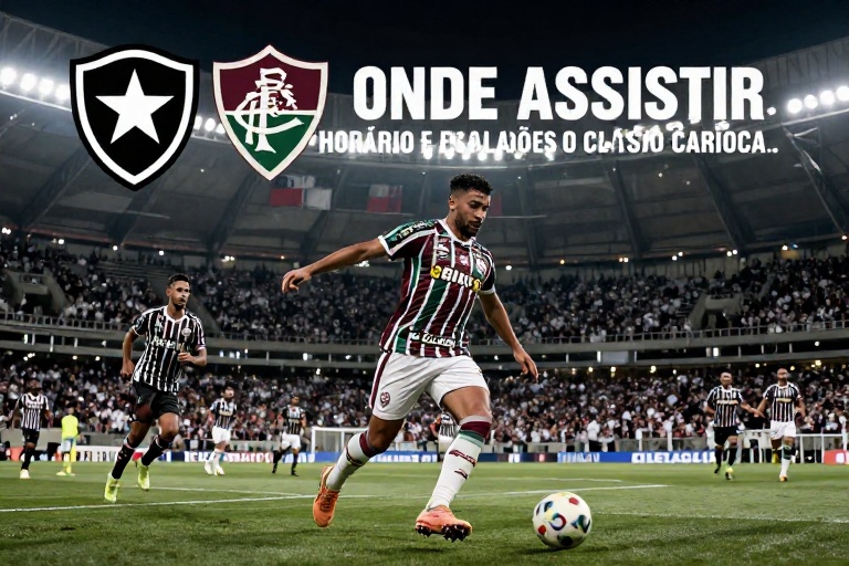 Botafogo x Fluminense: Onde Assistir, Horário e Escalações do Clássico Carioca
