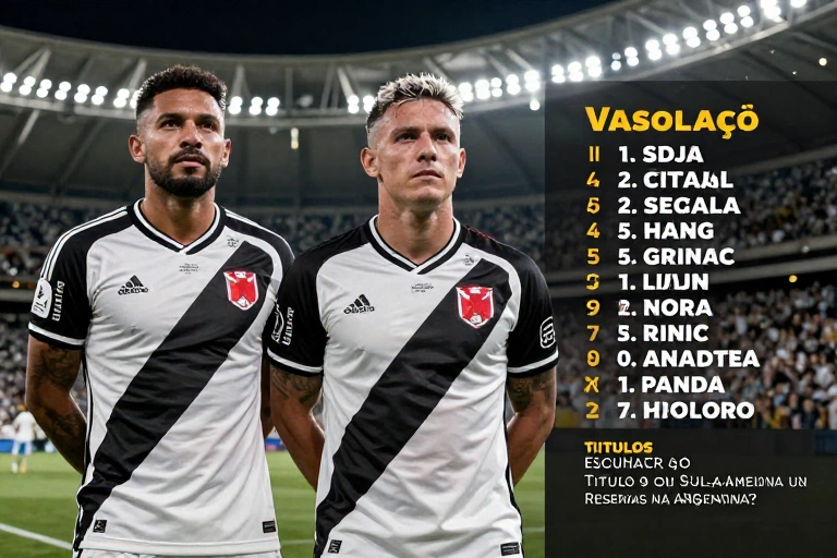 Vasco: Escalação na Sul-Americana em Debate – Titulares ou Reservas na Argentina?