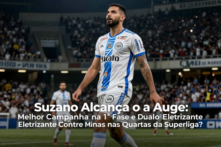 Suzano Alcança o Auge: Melhor Campanha na 1ª Fase e Duelo Eletrizante Contra Minas nas Quartas da Superliga?