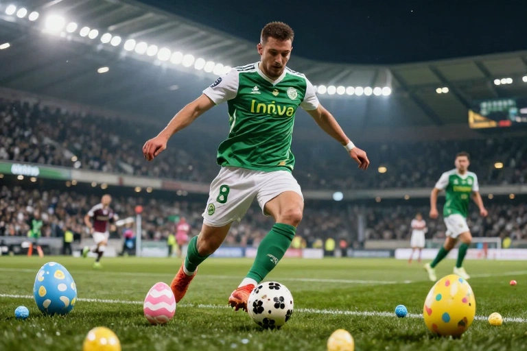 Futebol Lituano Inova: Campeonato da Lituânia tem sorteio de campo temático com ovos de Páscoa; veja vídeo