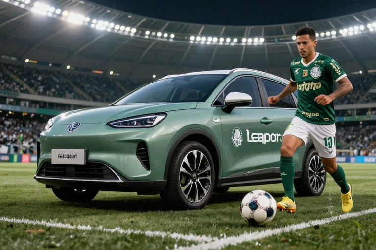 Carros Elétricos vs Futebol: Parceria do Palmeiras com Leapmotor Revoluciona Patrocínios