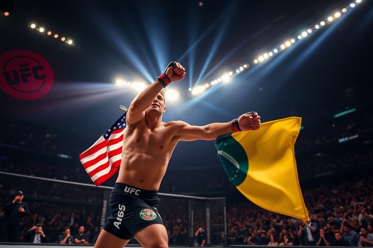 Por Que Um Americano Levantou a Bandeira Brasileira no UFC