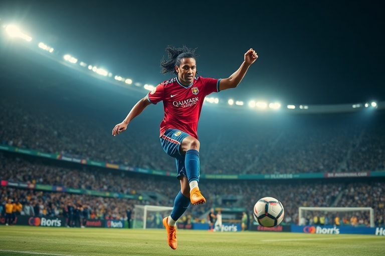 Ronaldinho Gaúcho: Estilo e Bastidores na Estreia do Brasil