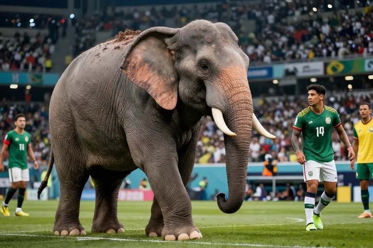 Elefante asiático prevê vitória do México sobre Coreia do Sul; assista: o fenômeno dos oráculos animais