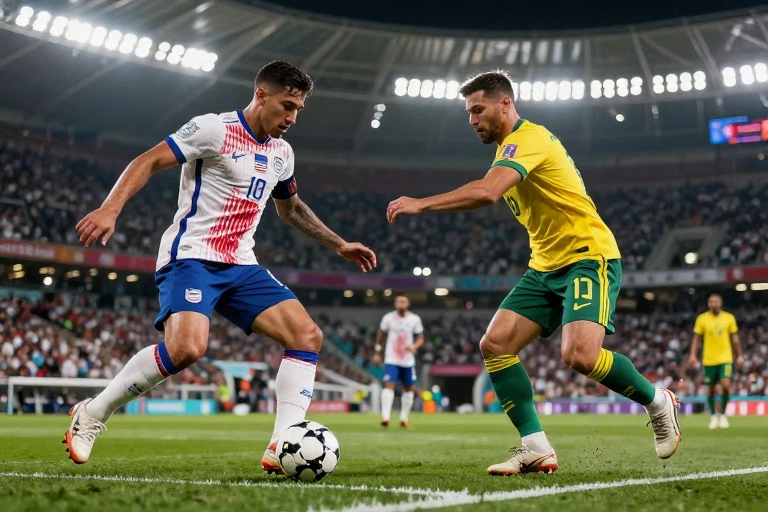 Duelo decisivo entre Estados Unidos e Austrália abala estruturas da Copa do Mundo