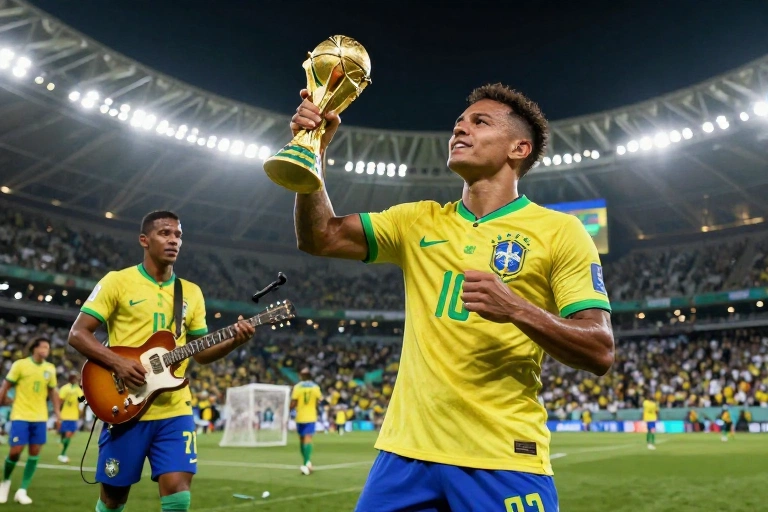 Brasil celebra vitória na Copa com música icônica que marcou o pentacampeonato