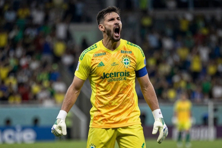 Goleiro Vozinha ganha destaque mundial após atuação histórica contra o Uruguai