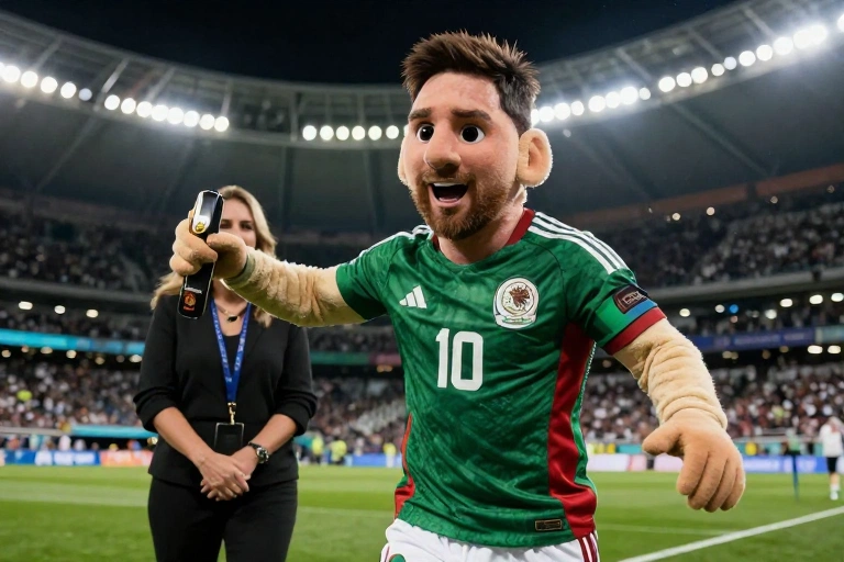 Pato Merlin: mascote informal da Copa é homenageado pela presidente do México após viralizar