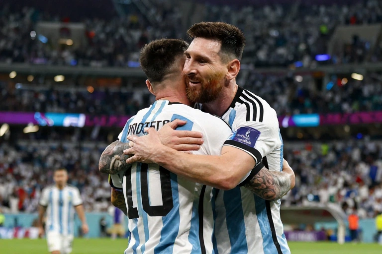 Klopp ganha abraço de Messi e camisa de jogador da Argentina na Copa do Mundo após recorde histórico