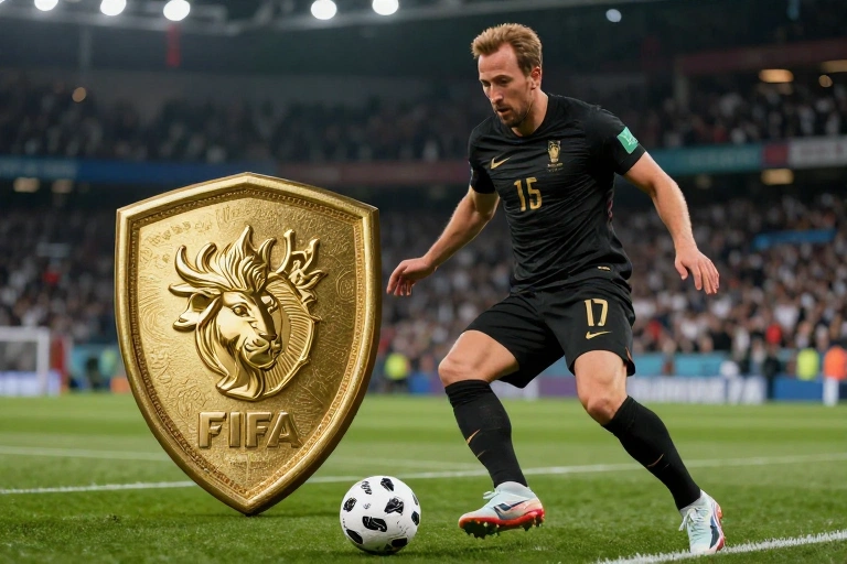 A estratégia da FIFA por trás do patch dourado e preto de Harry Kane