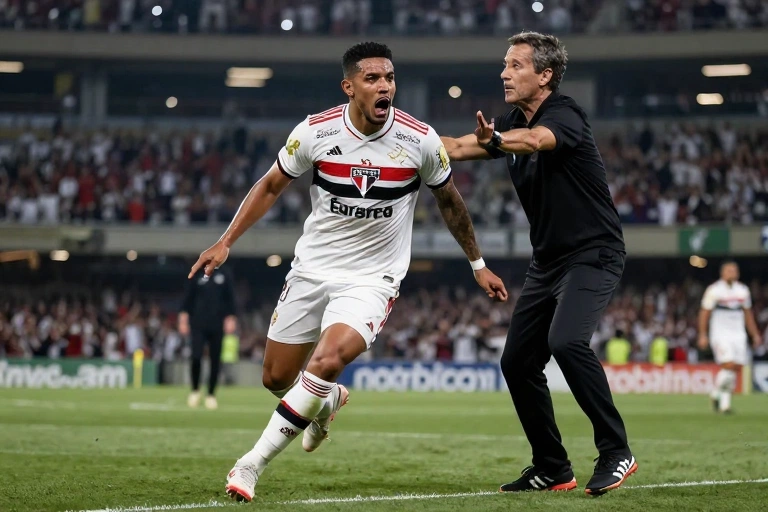 Victor Sá chega ao São Paulo e resolve dilema tático de Dorival Júnior