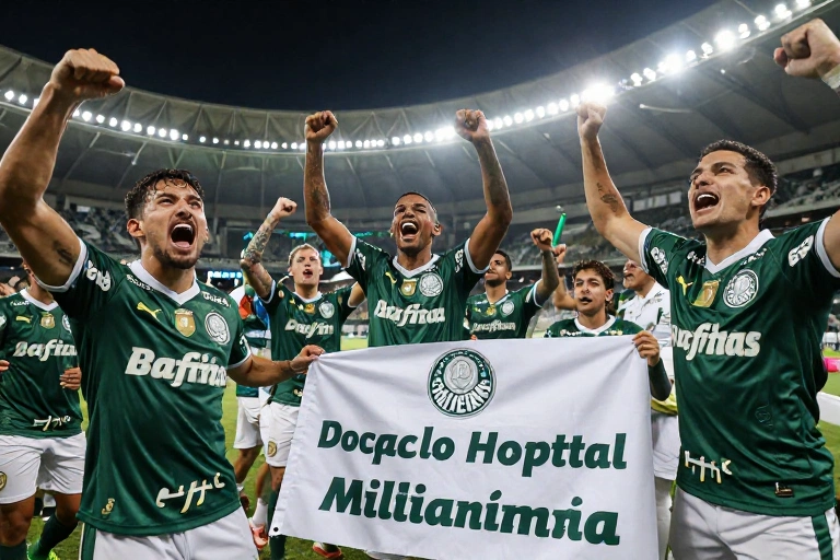 Torcida do Palmeiras reage a polêmica com doação milionária para hospital infantil