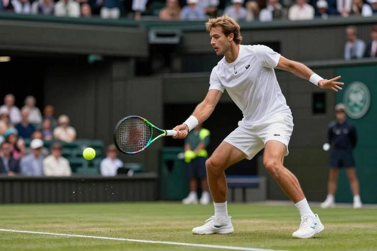 Tenista vence em Wimbledon e imita Matheus Cunha em comemoração: Atleta detalha a aposta