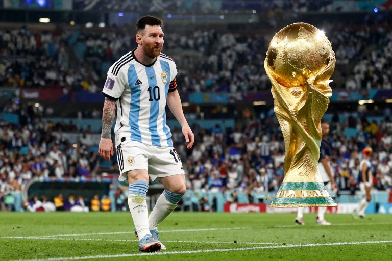 Mbappé se aproxima de marca histórica de Messi na Copa do Mundo