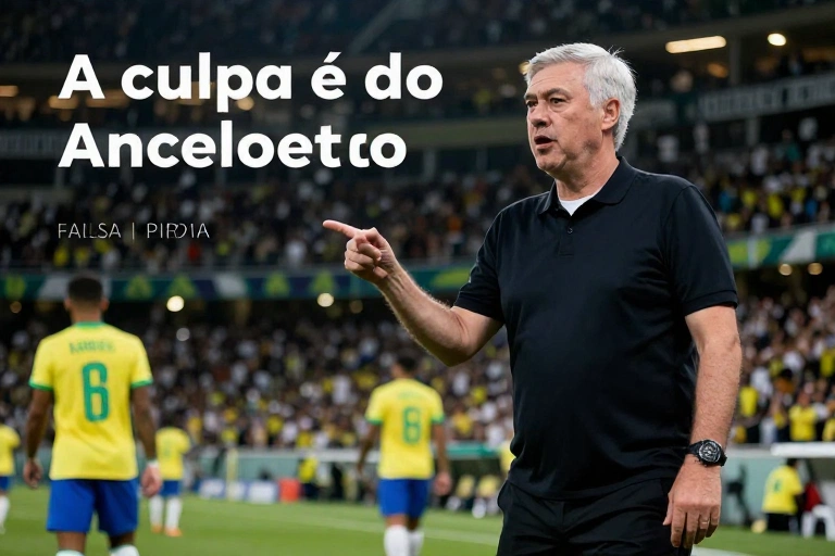 Torcida do Brasil se revolta com técnico na eliminação na web: “A culpa é do Ancelotti” e questiona escolhas táticas