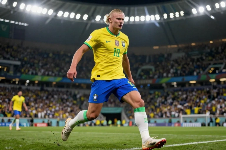 Eliminação do Brasil ganha repercussão global com foco em Haaland