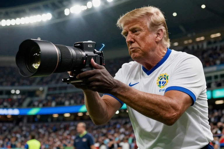 A pressão de Washington: Trump confirma pedido à Fifa por Balogun e critica árbitro brasileiro: “Um pouco suspeito”