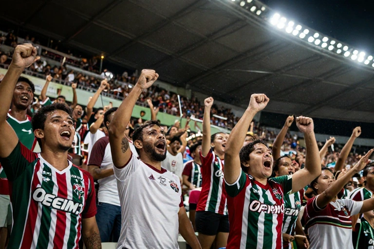 União histórica: Torcedores de outros clubes do Amapá apoiam Trem durante partida contra América-RN