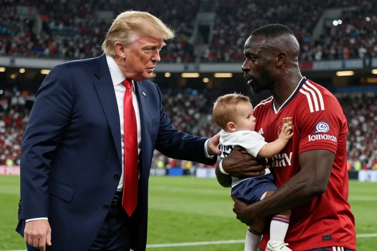 Trump questiona conduta de Claus em contato com Infantino para reverter punição de Balogun