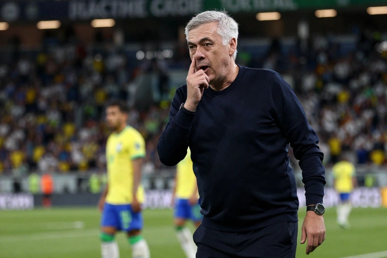 Decisões táticas de Ancelotti expõem fragilidade brasileira em eliminação