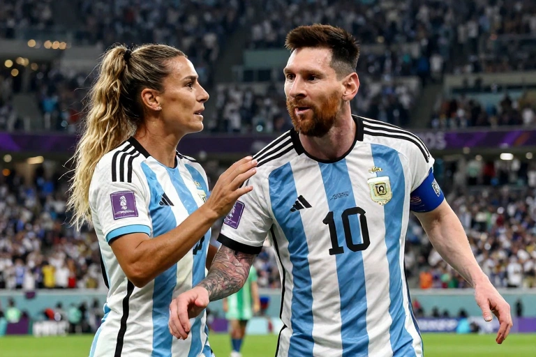 Antonela Roccuzzo celebra classificação da Argentina e exalta superação de Messi
