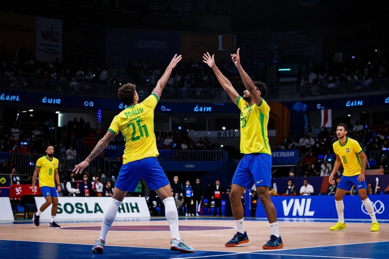 Brasil x Tailândia na VNL: chance de liderança vira jogo decisivo para a seleção; veja horário e transmissão